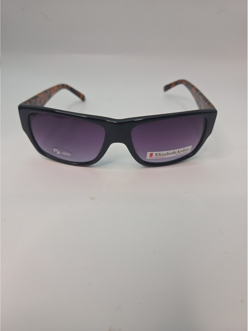 Elizabeth Arden RX EA 5194-2 Leopard Black Sunglasses 56/16/135